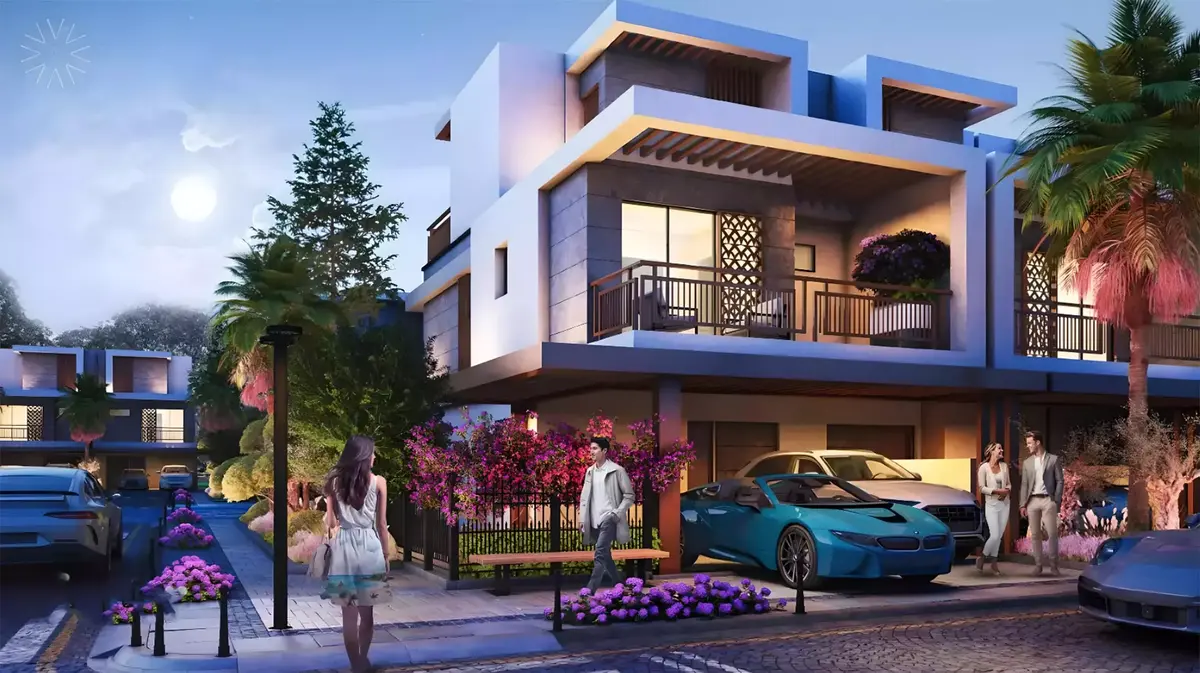 Violet 3 — таунхаусы в Damac Hills 2