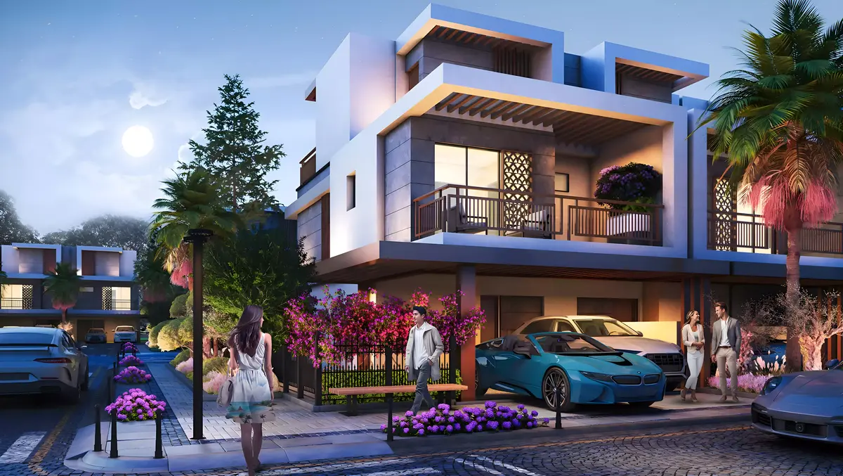 Violet 4 — таунхаусы в Damac Hills 2